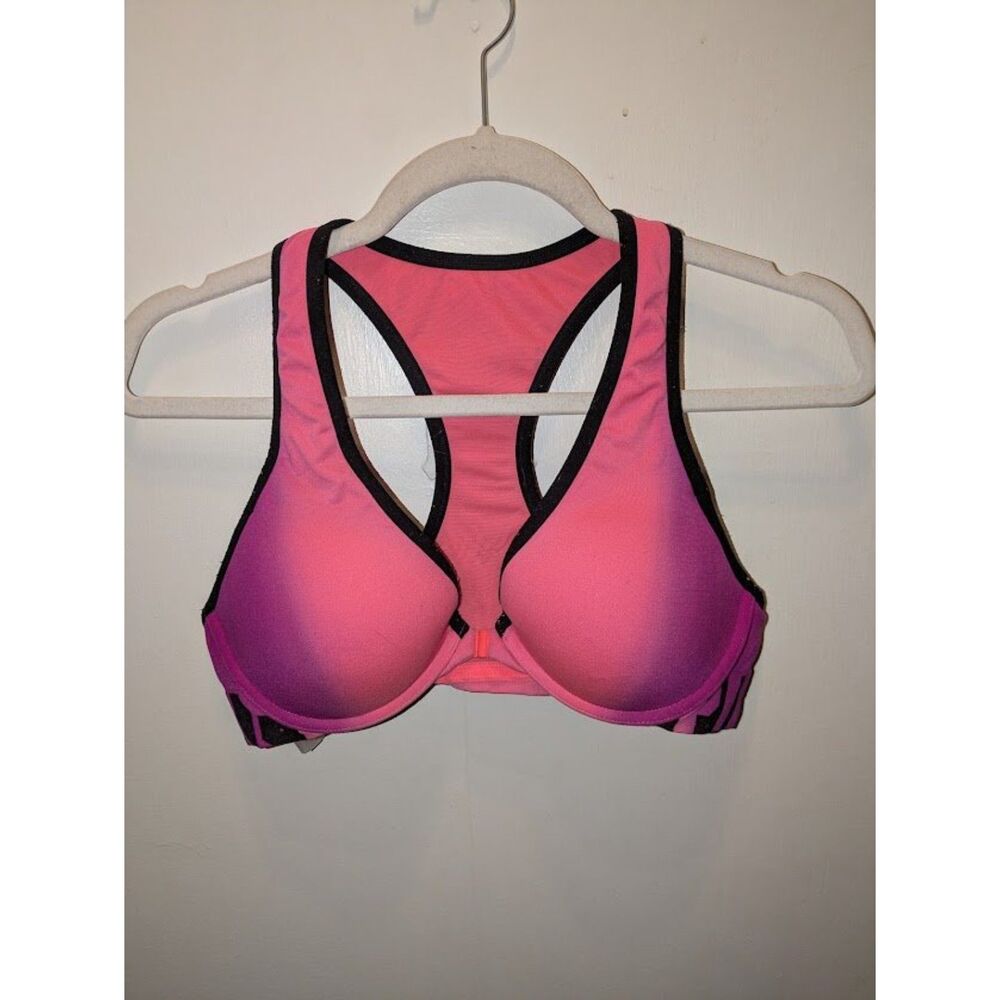 Victoria's Secret PINK Ombre Sports Bra Pink Purple Women's 36C